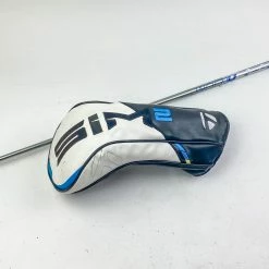 Used 2021 TaylorMade SIM 2 Driver 9* Helium 5F4 Stiff Flex Graphite Golf Club -Callaway Club Shop IMG 3621 1