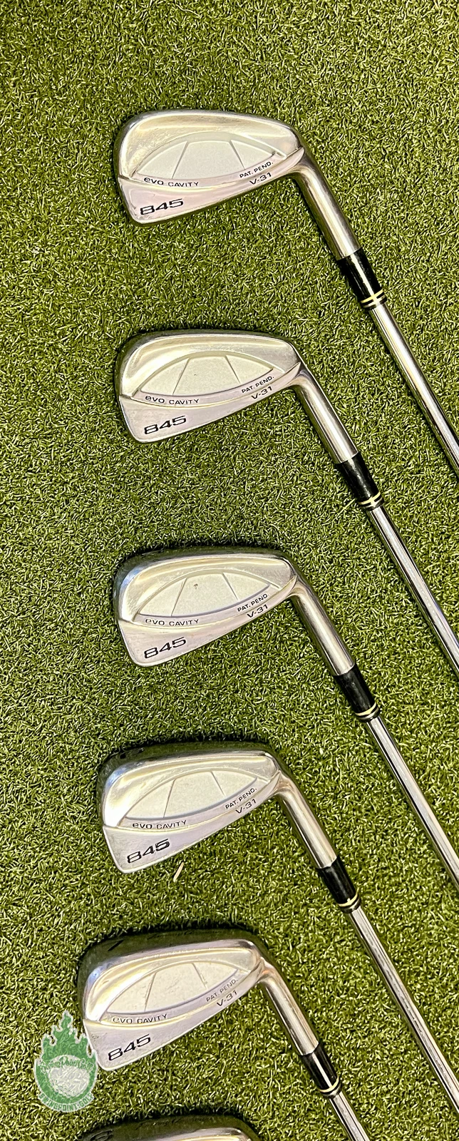 Used RH Tommy Armour 845 V-31 Evo Cavity Irons 3-PW Stiff Flex Steel Golf Set 11 Used RH Tommy Armour 845 V-31 Evo Cavity Irons 3-PW Stiff Flex Steel Golf Set - Image 9