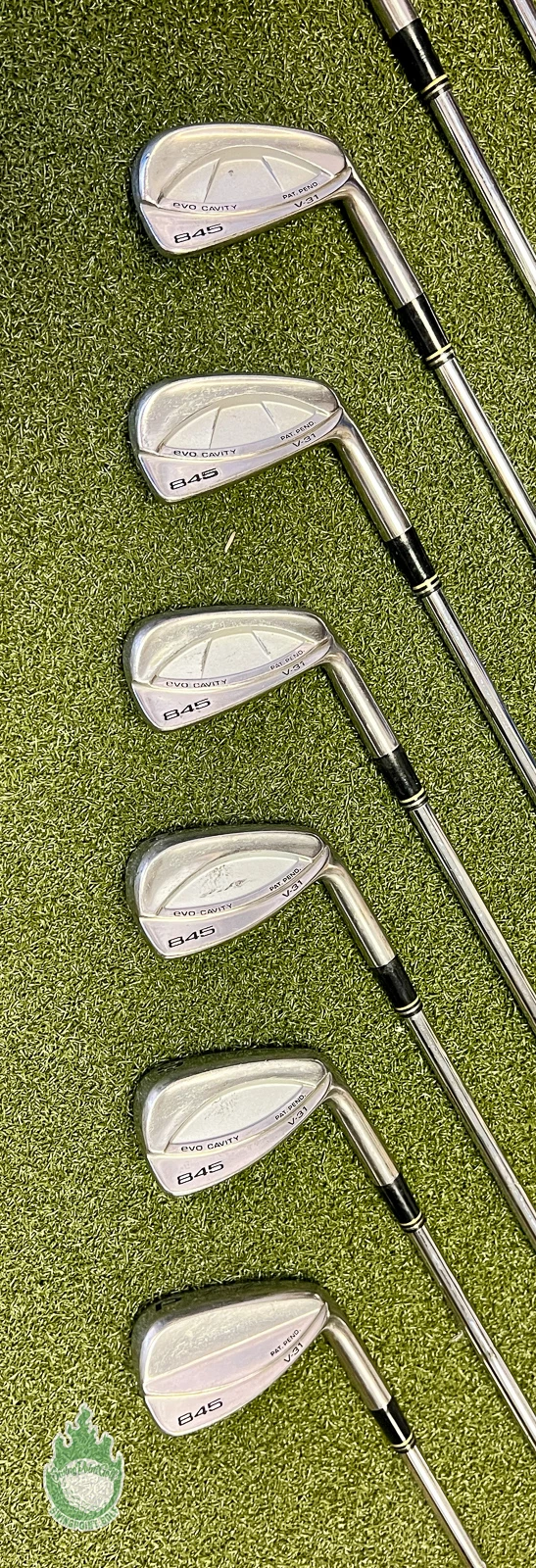 Used RH Tommy Armour 845 V-31 Evo Cavity Irons 3-PW Stiff Flex Steel Golf Set 10 Used RH Tommy Armour 845 V-31 Evo Cavity Irons 3-PW Stiff Flex Steel Golf Set - Image 8