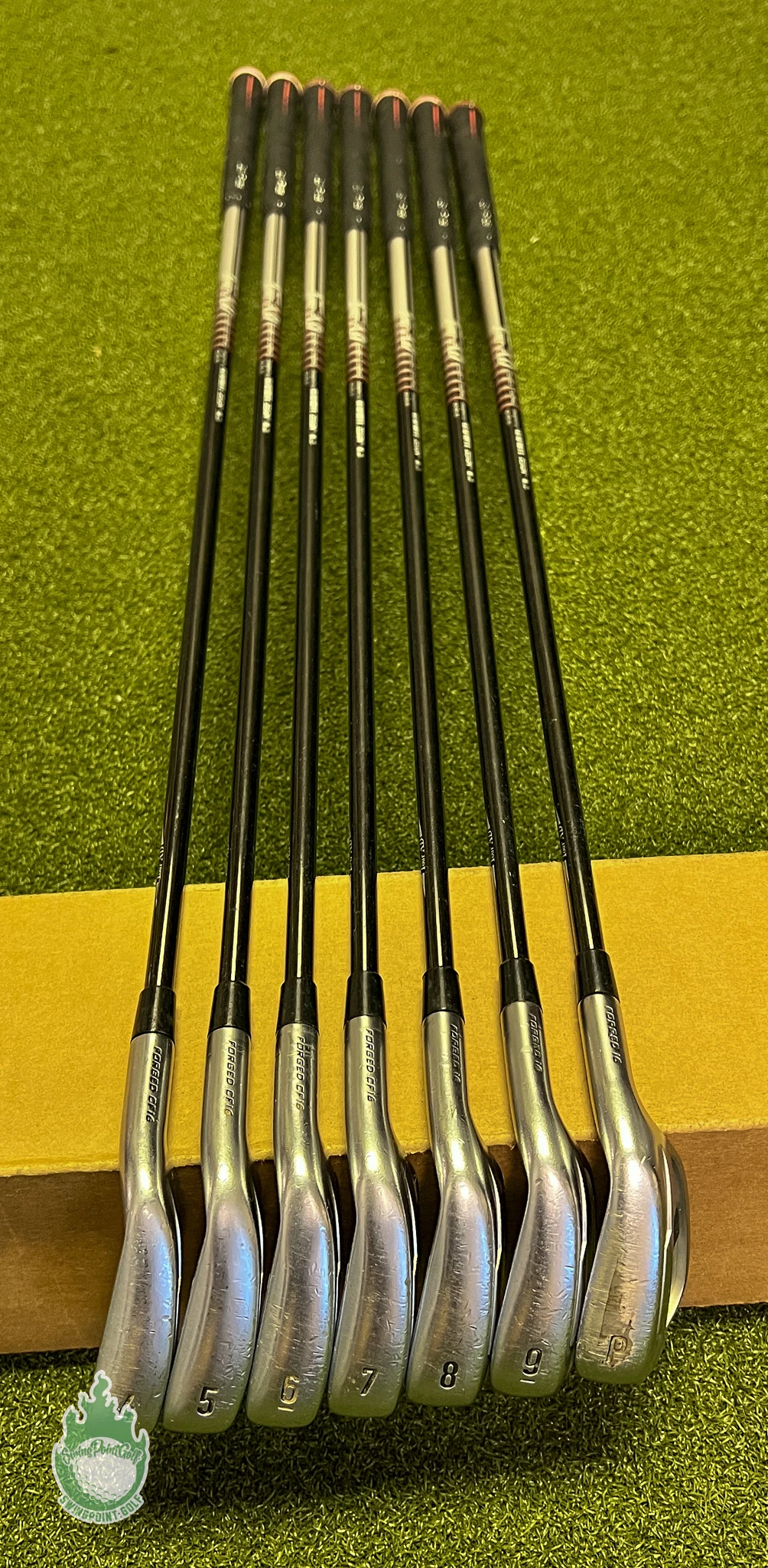 Used Callaway APEX Forged CF16 Irons 4-PW Tour AD 85g Regular Graphite Golf Set 13 Used Callaway APEX Forged CF16 Irons 4-PW Tour AD 85g Regular Graphite Golf Set - Image 11