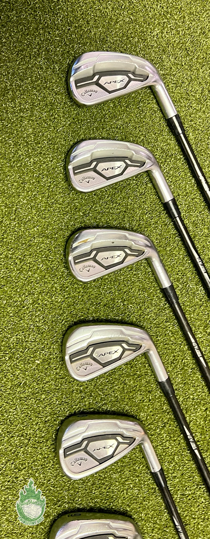 Used Callaway APEX Forged CF16 Irons 4-PW Tour AD 85g Regular Graphite Golf Set 11 Used Callaway APEX Forged CF16 Irons 4-PW Tour AD 85g Regular Graphite Golf Set - Image 9