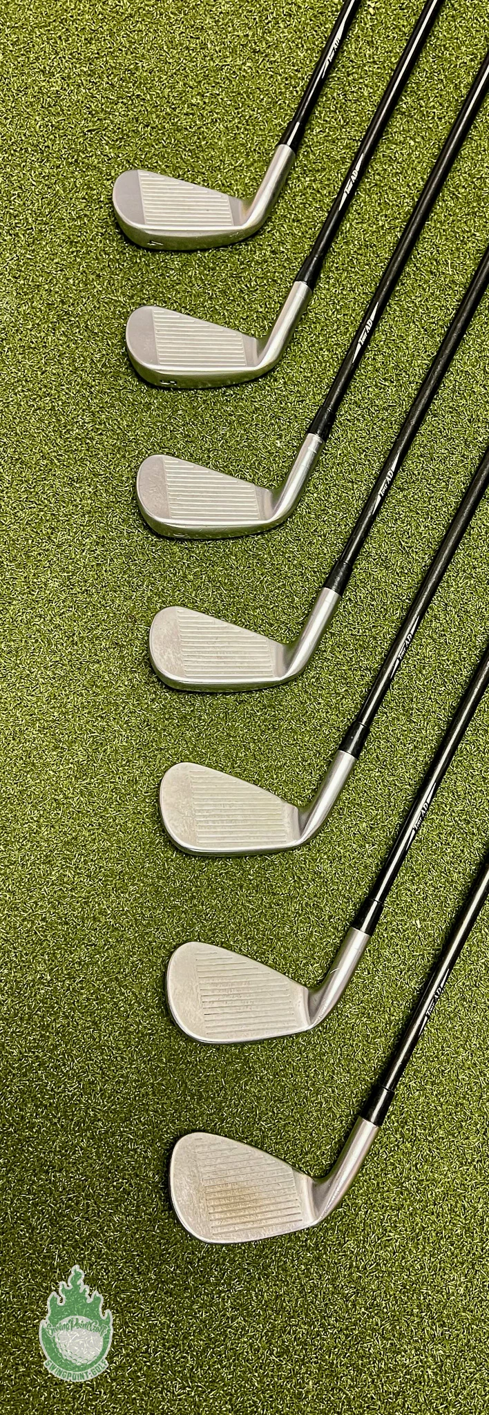 Used Callaway APEX Forged CF16 Irons 4-PW Tour AD 85g Regular Graphite Golf Set 6 Used Callaway APEX Forged CF16 Irons 4-PW Tour AD 85g Regular Graphite Golf Set - Image 4