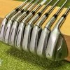 Used RH TaylorMade M5 Irons 4-PW/AW XP 100 S300 Stiff Flex Steel Golf Club Set -Callaway Club Shop IMG 3791 1