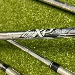 Used RH TaylorMade M5 Irons 4-PW/AW XP 100 S300 Stiff Flex Steel Golf Club Set -Callaway Club Shop IMG 3801