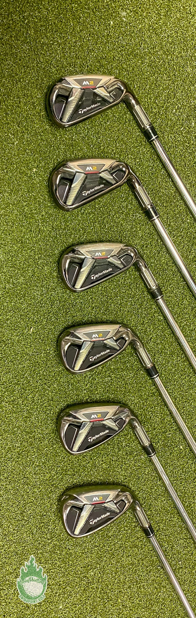Used RH 2016 TaylorMade M2 Irons 5-PW REAX 88g Stiff Flex Steel Golf Club Set 9 Used RH 2016 TaylorMade M2 Irons 5-PW REAX 88g Stiff Flex Steel Golf Club Set - Image 7