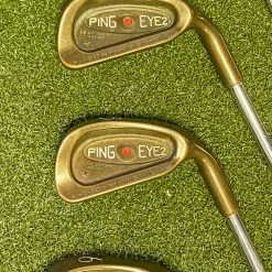 Used RH Ping Red Dot Eye 2 Beryllium Copper Irons 3-PW Stiff Steel Golf Set 21 Used RH Ping Red Dot Eye 2 Beryllium Copper Irons 3-PW Stiff Steel Golf Set -Callaway Club Shop IMG 4181 1