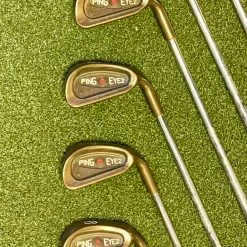 Used RH Ping Red Dot Eye 2 Beryllium Copper Irons 3-PW Stiff Steel Golf Set 19 Used RH Ping Red Dot Eye 2 Beryllium Copper Irons 3-PW Stiff Steel Golf Set -Callaway Club Shop IMG 4183 1