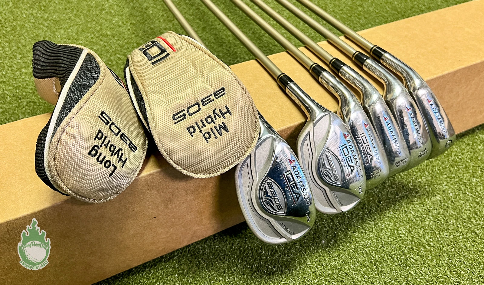 Adams Golf LEFT HANDED Adams Idea A30S Long Hybrid Iron-PW,SW,GW Ladies Graphite Golf Set 3 Adams Golf LEFT HANDED Adams Idea A30S Long Hybrid Iron-PW,SW,GW Ladies Graphite Golf Set