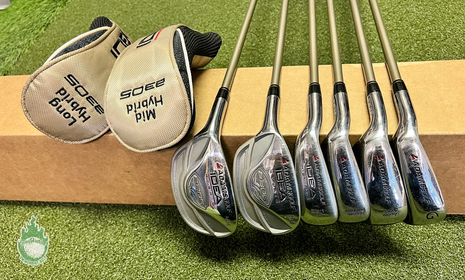 Adams Golf LEFT HANDED Adams Idea A30S Long Hybrid Iron-PW,SW,GW Ladies Graphite Golf Set 4 Adams Golf LEFT HANDED Adams Idea A30S Long Hybrid Iron-PW,SW,GW Ladies Graphite Golf Set - Image 2