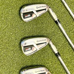 Used RH TaylorMade M6 Irons 5-PW/SW Japan-Spec 85g Regular Flex Steel Golf Set -Callaway Club Shop IMG 4502 2