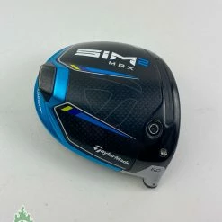 Used Tour Issued 2021 TaylorMade SIM 2 MAX Driver 8* HEAD ONLY Golf Club + Sign -Callaway Club Shop IMG 4602