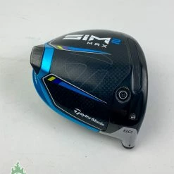 Used Tour Issued 2021 TaylorMade SIM 2 MAX Driver 8* HEAD ONLY Golf Club + Sign -Callaway Club Shop IMG 4610