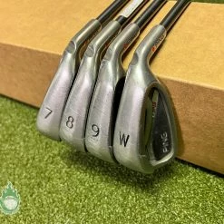 Used RH Ping Red Dot G25 Irons 7-PW TFC 80 Ladies Flex Graphite Golf Set