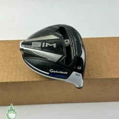 Tour Issued RH 2020 TaylorMade SIM MAX Driver 9* HEAD ONLY Golf Club + Sign -Callaway Club Shop IMG 4740