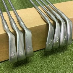 Used RH Ping Orange Dot Eye 2 Irons 3-5 7-PW ZZ Lite Stiff Flex Steel Golf Set -Callaway Club Shop IMG 4871