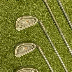 Used RH Ping Orange Dot Eye 2 Irons 3-5 7-PW ZZ Lite Stiff Flex Steel Golf Set -Callaway Club Shop IMG 4876 2