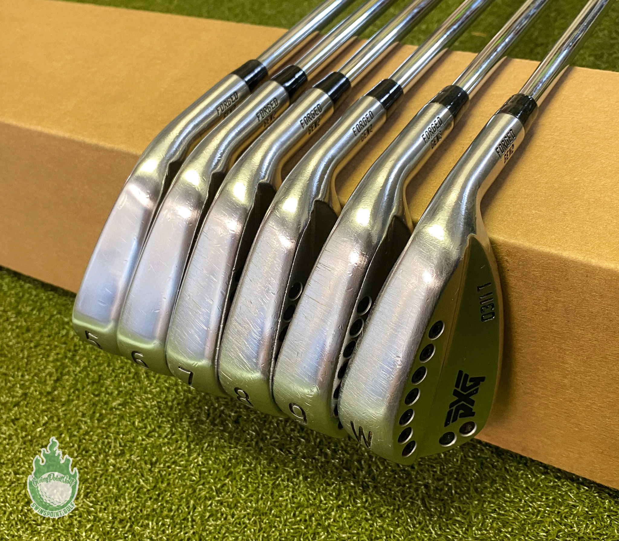 Used RH PXG 0311T Forged Gen 2 Irons 5-PW Project X LZ 6.0 120g Stiff Steel Set 3 Used RH PXG 0311T Forged Gen 2 Irons 5-PW Project X LZ 6.0 120g Stiff Steel Set