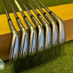 Used RH TaylorMade M6 Irons 5-PW/AW KBS MAX 85g Regular Flex Steel Golf Set -Callaway Club Shop IMG 5009