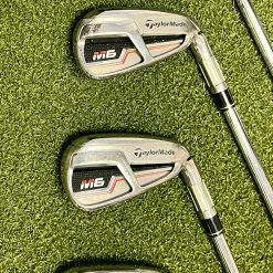 Used RH TaylorMade M6 Irons 5-PW/AW KBS MAX 85g Regular Flex Steel Golf Set -Callaway Club Shop IMG 5012