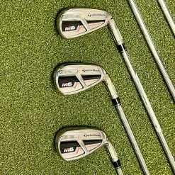 Used RH TaylorMade M6 Irons 5-PW/AW KBS MAX 85g Regular Flex Steel Golf Set -Callaway Club Shop IMG 5014