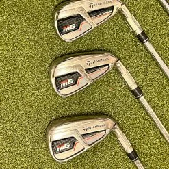 Used RH TaylorMade M6 Irons 4-PW/AW KBS MAX 85g Regular Flex Steel Golf Set 21 Used RH TaylorMade M6 Irons 4-PW/AW KBS MAX 85g Regular Flex Steel Golf Set -Callaway Club Shop IMG 5188 2