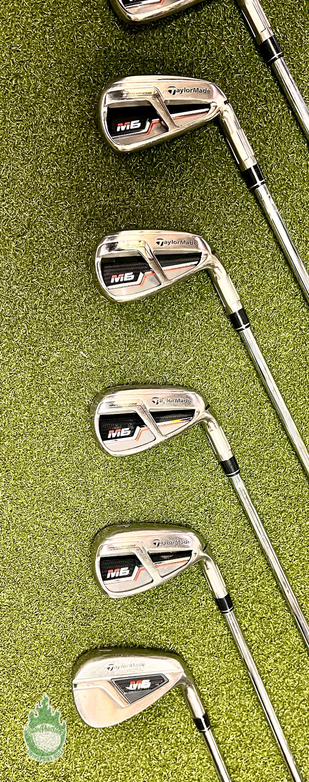 Used RH TaylorMade M6 Irons 4-PW/AW KBS MAX 85g Regular Flex Steel Golf Set 10 Used RH TaylorMade M6 Irons 4-PW/AW KBS MAX 85g Regular Flex Steel Golf Set - Image 8
