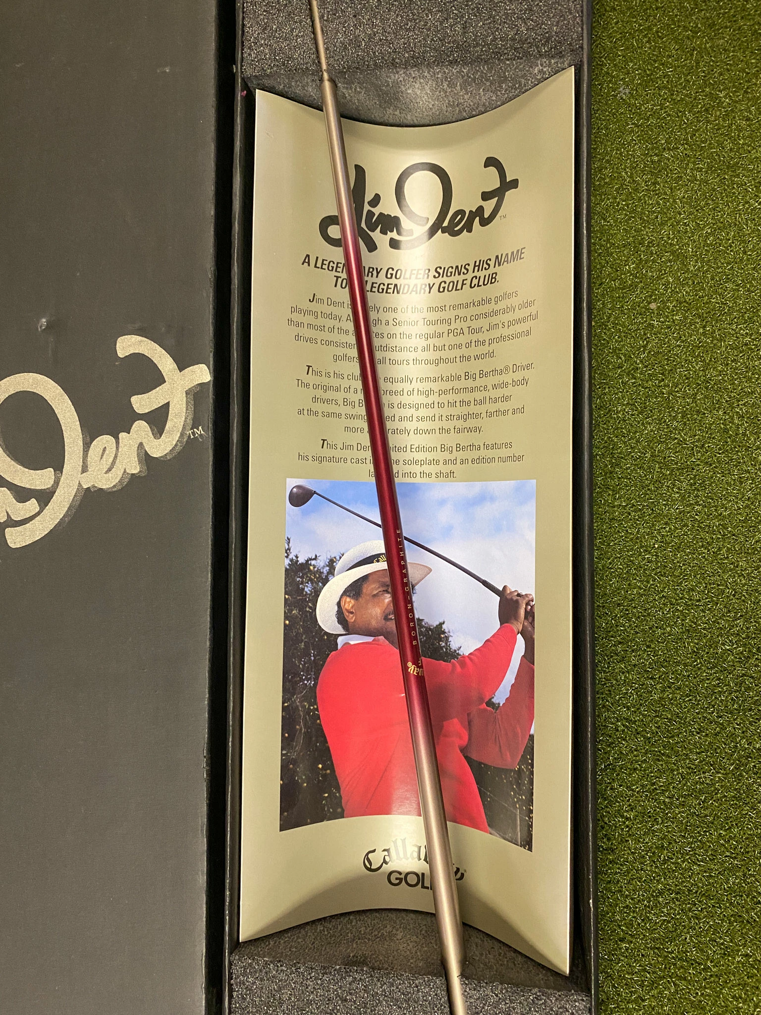 Limited Edition Jim Dent Callaway Golf Big Bertha Aldila Stiff Flex 9* Driver 7 Limited Edition Jim Dent Callaway Golf Big Bertha Aldila Stiff Flex 9* Driver - Image 5