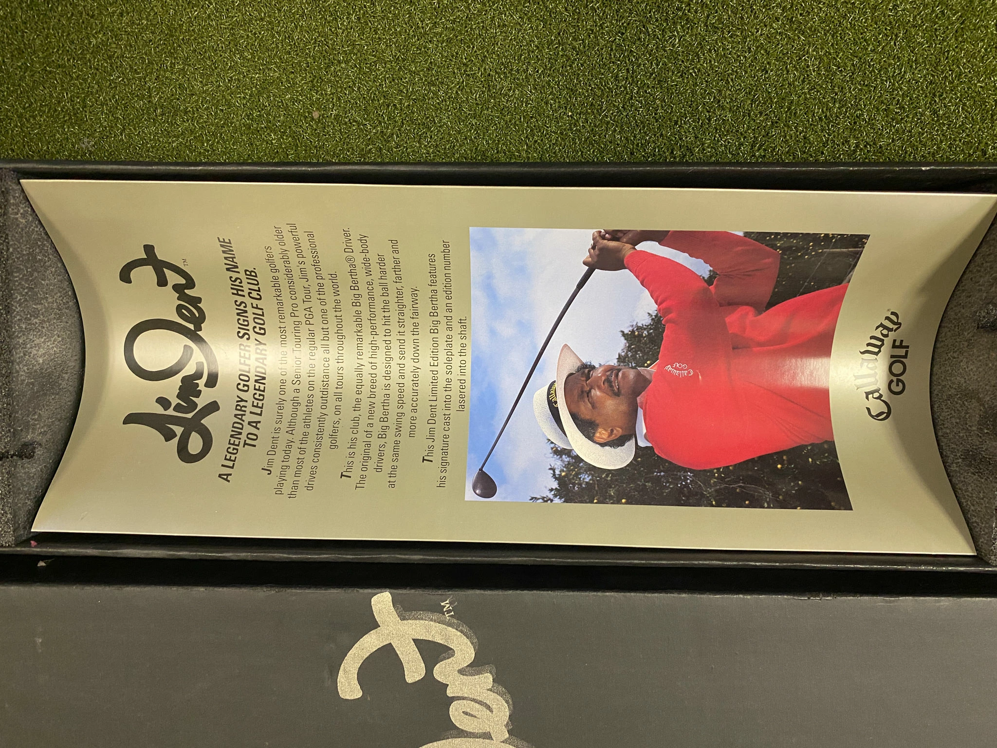 Limited Edition Jim Dent Callaway Golf Big Bertha Aldila Stiff Flex 9* Driver 9 Limited Edition Jim Dent Callaway Golf Big Bertha Aldila Stiff Flex 9* Driver - Image 7