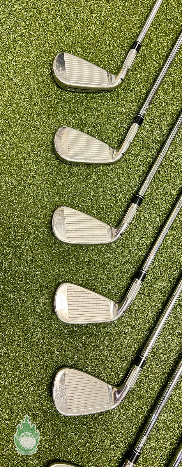Used RH TaylorMade M6 Irons 4-PW/AW KBS MAX 85g Regular Flex Steel Golf Set 7 Used RH TaylorMade M6 Irons 4-PW/AW KBS MAX 85g Regular Flex Steel Golf Set - Image 5