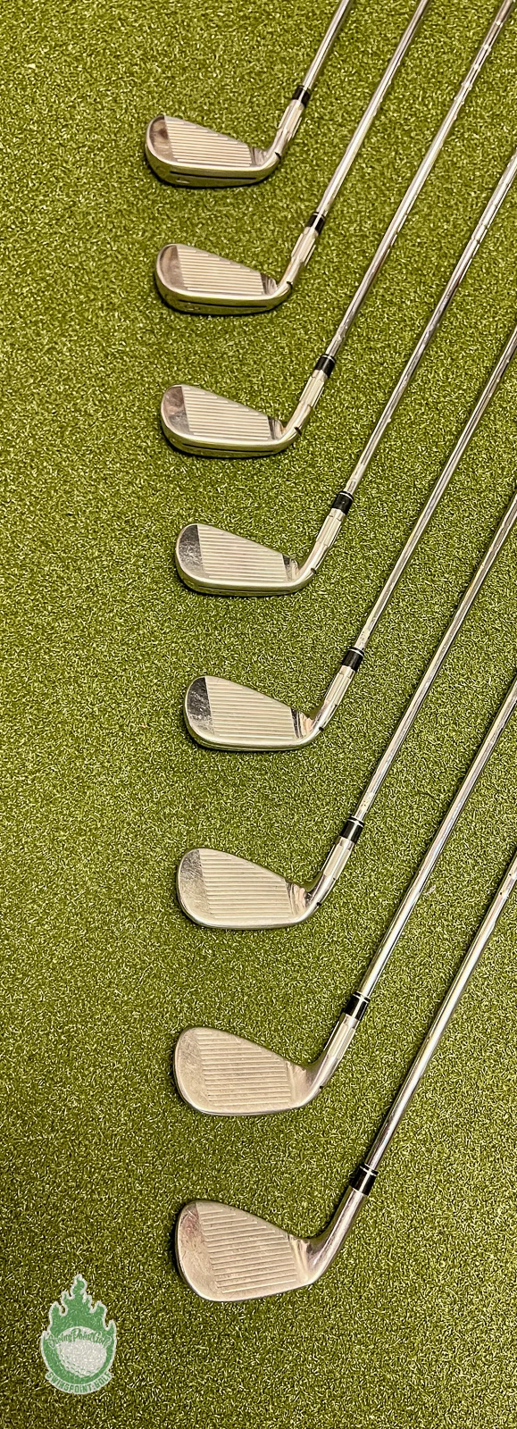 Used RH TaylorMade M6 Irons 4-PW/AW KBS MAX 85g Regular Flex Steel Golf Set 6 Used RH TaylorMade M6 Irons 4-PW/AW KBS MAX 85g Regular Flex Steel Golf Set - Image 4