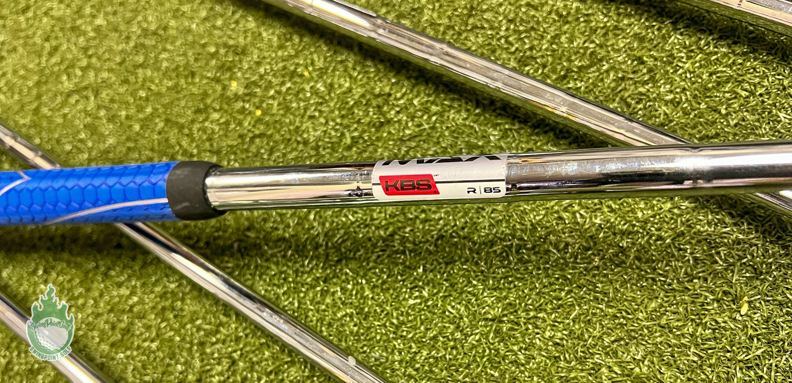 Used RH TaylorMade M6 Irons 4-PW/AW KBS MAX 85g Regular Flex Steel Golf Set 5 Used RH TaylorMade M6 Irons 4-PW/AW KBS MAX 85g Regular Flex Steel Golf Set - Image 3