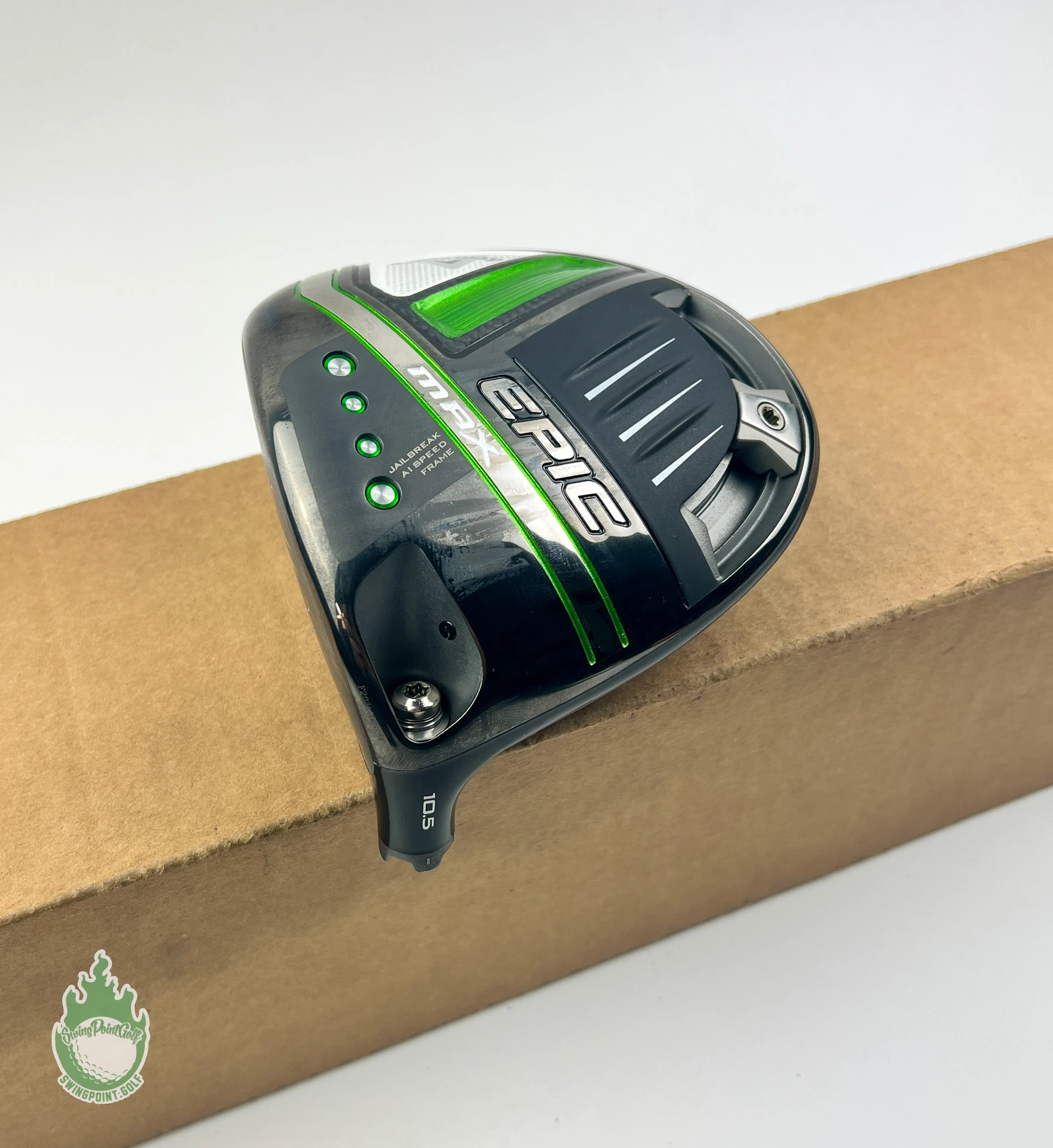 Used Left Handed 2021 Callaway EPIC Max Driver 10.5* HEAD ONLY Golf Club 3 Used Left Handed 2021 Callaway EPIC Max Driver 10.5* HEAD ONLY Golf Club