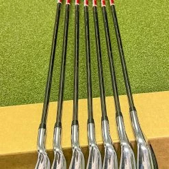 Used RH Cobra King F9 One Length Irons 4-PW $-Taper 120g Stiff Steel Golf Set -Callaway Club Shop IMG 5545 3