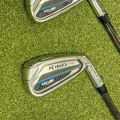 Used RH Cobra King F9 One Length Irons 4-PW $-Taper 120g Stiff Steel Golf Set -Callaway Club Shop IMG 5547