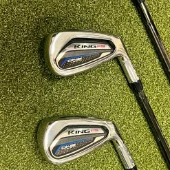 Used RH Cobra King F9 One Length Irons 4-PW $-Taper 120g Stiff Steel Golf Set -Callaway Club Shop IMG 5548