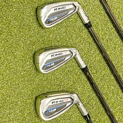 Used RH Cobra King F9 One Length Irons 4-PW $-Taper 120g Stiff Steel Golf Set -Callaway Club Shop IMG 5549