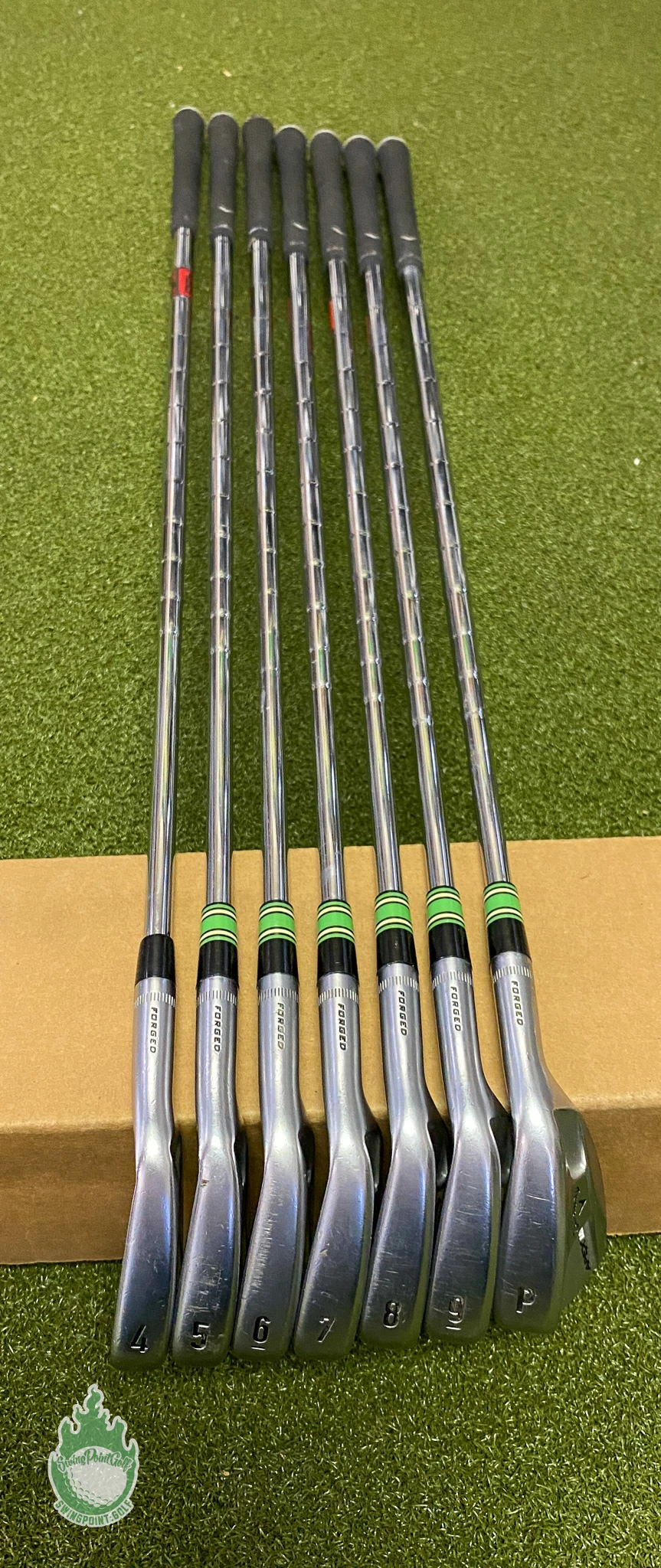 Used RH Callaway APEX MB Forged Irons 4-PW KBS 110g Stiff Flex Steel Golf Set 13 Used RH Callaway APEX MB Forged Irons 4-PW KBS 110g Stiff Flex Steel Golf Set - Image 11