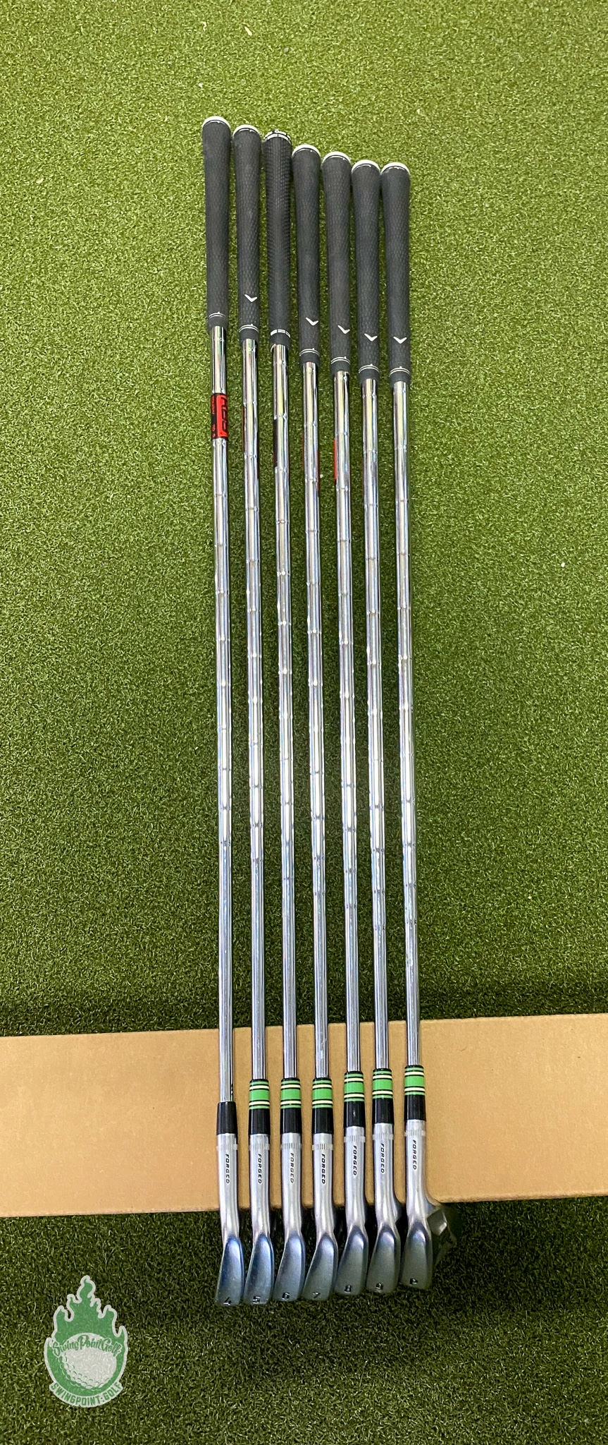 Used RH Callaway APEX MB Forged Irons 4-PW KBS 110g Stiff Flex Steel Golf Set 12 Used RH Callaway APEX MB Forged Irons 4-PW KBS 110g Stiff Flex Steel Golf Set - Image 10