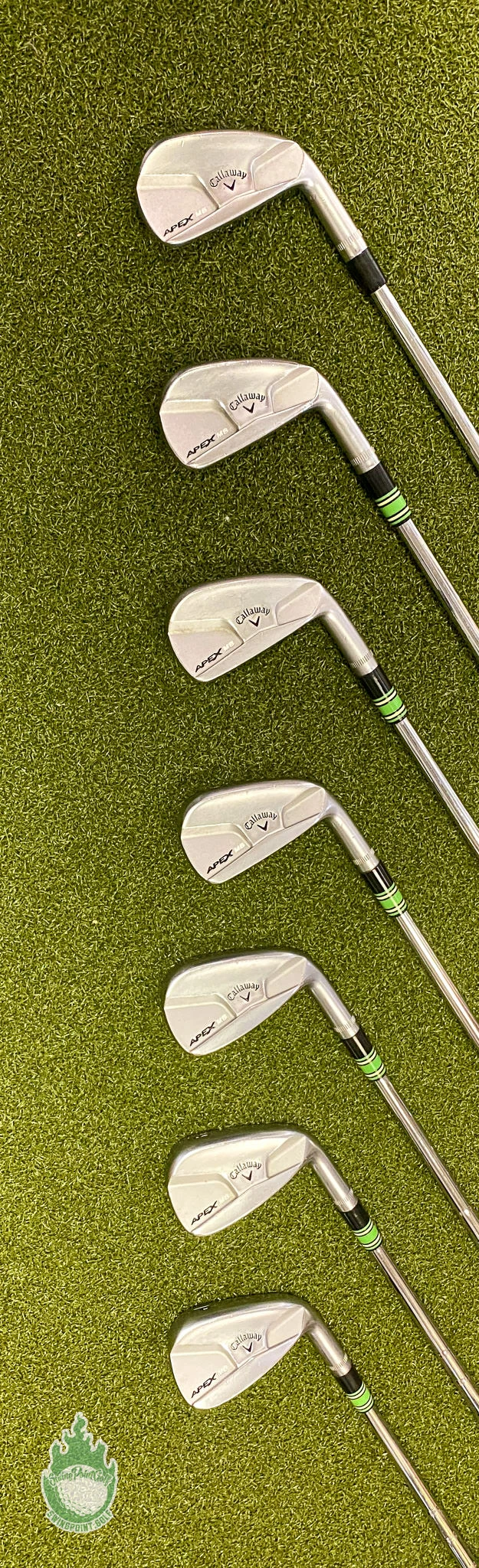 Used RH Callaway APEX MB Forged Irons 4-PW KBS 110g Stiff Flex Steel Golf Set 9 Used RH Callaway APEX MB Forged Irons 4-PW KBS 110g Stiff Flex Steel Golf Set - Image 7