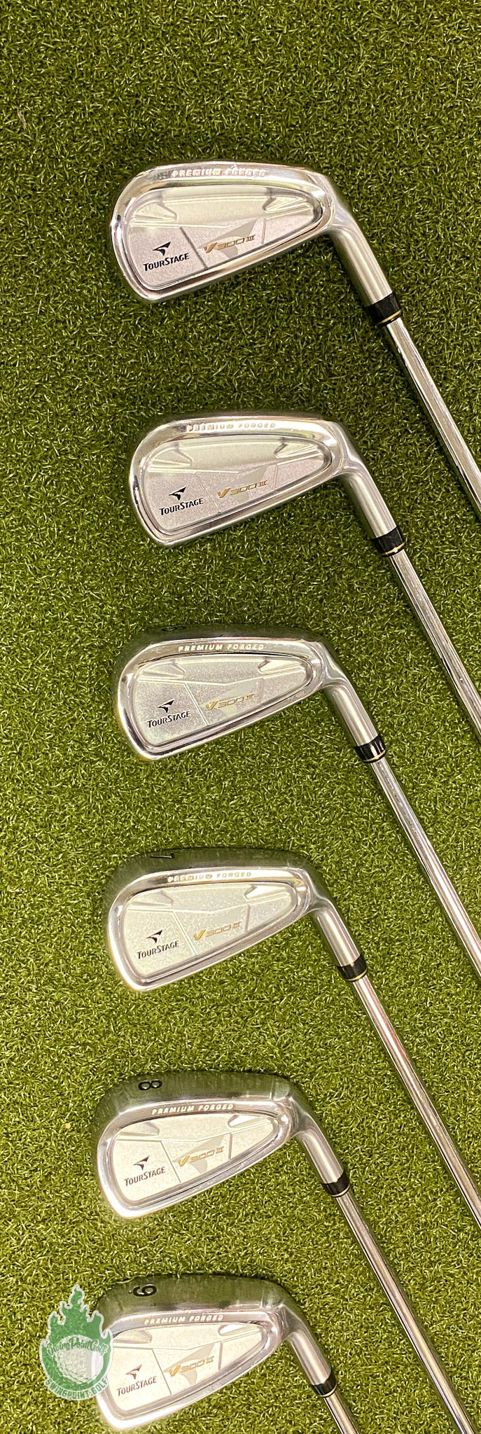 Bridgestone Tour Stage V300 III Forged Irons 4-PW-P/S-S Regular Steel Golf Set 11 Bridgestone Tour Stage V300 III Forged Irons 4-PW-P/S-S Regular Steel Golf Set - Image 9