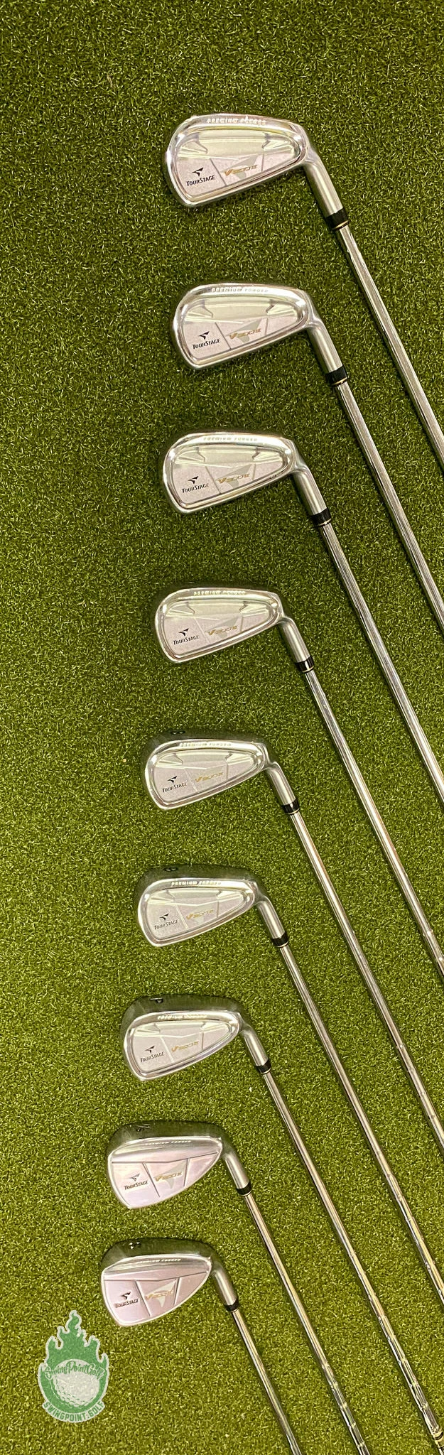Bridgestone Tour Stage V300 III Forged Irons 4-PW-P/S-S Regular Steel Golf Set 9 Bridgestone Tour Stage V300 III Forged Irons 4-PW-P/S-S Regular Steel Golf Set - Image 7