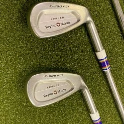 Used RH TaylorMade X-300 FCI Forged Irons 4-PW Stiff Flex Steel Golf Club Set -Callaway Club Shop IMG 5628 3