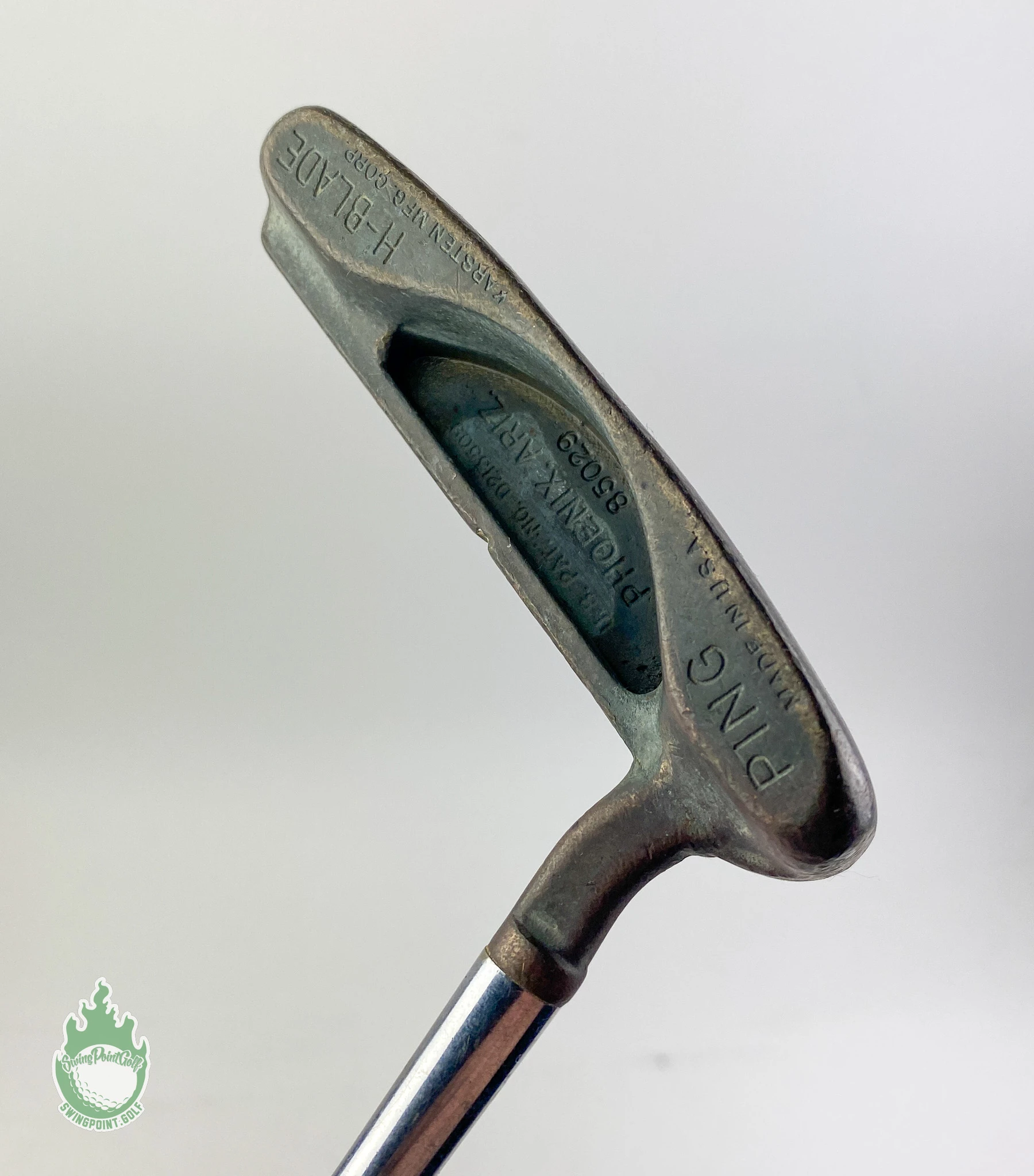 Used Right Handed Brown Ping H-Blade Putter 35″ Steel Golf Club 3 Used Right Handed Brown Ping H-Blade Putter 35″ Steel Golf Club