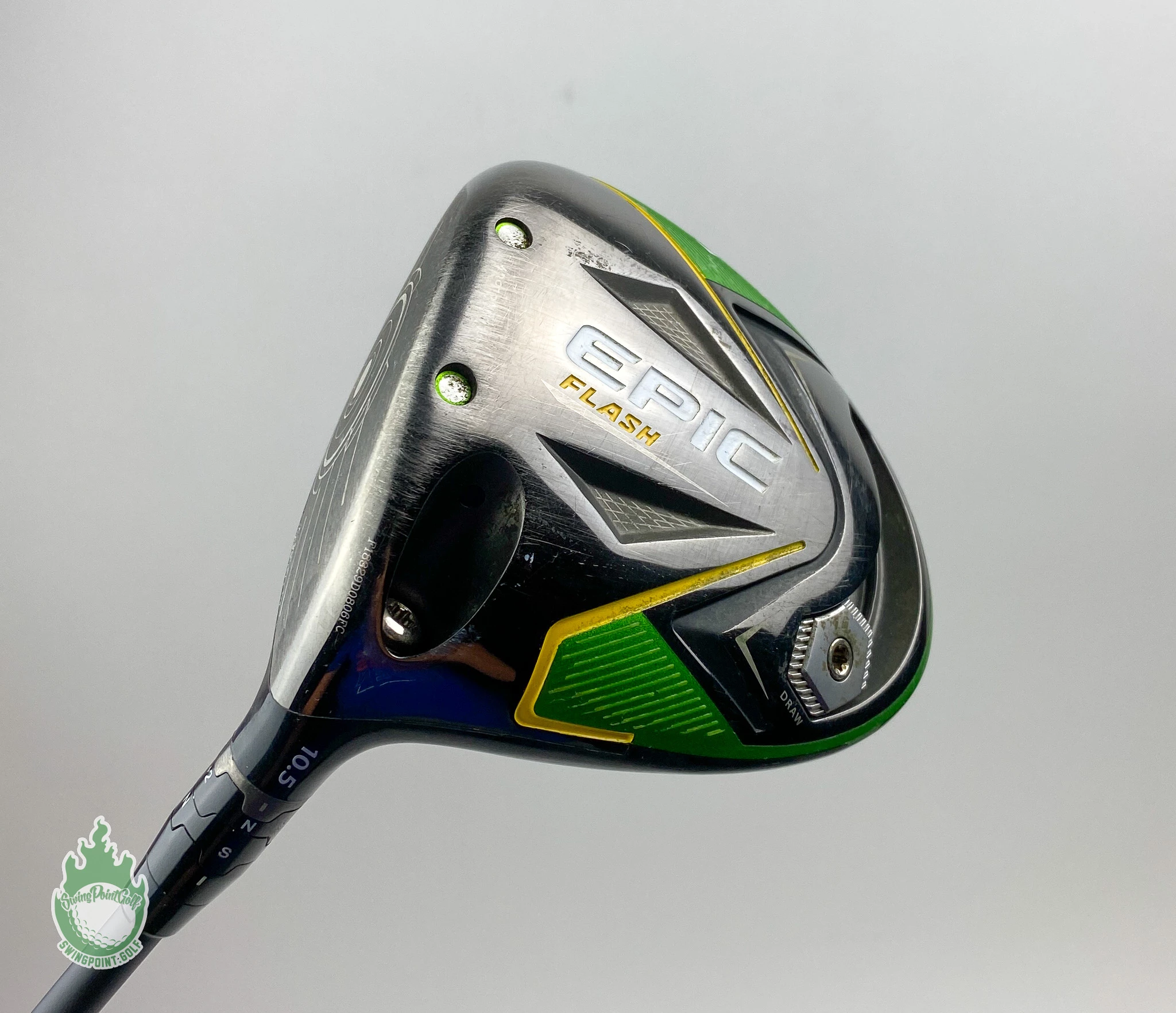 Used LH Callaway EPIC Flash Driver 10.5* Cypher 5.5 Regular Graphite Golf Club 4 Used LH Callaway EPIC Flash Driver 10.5* Cypher 5.5 Regular Graphite Golf Club - Image 2