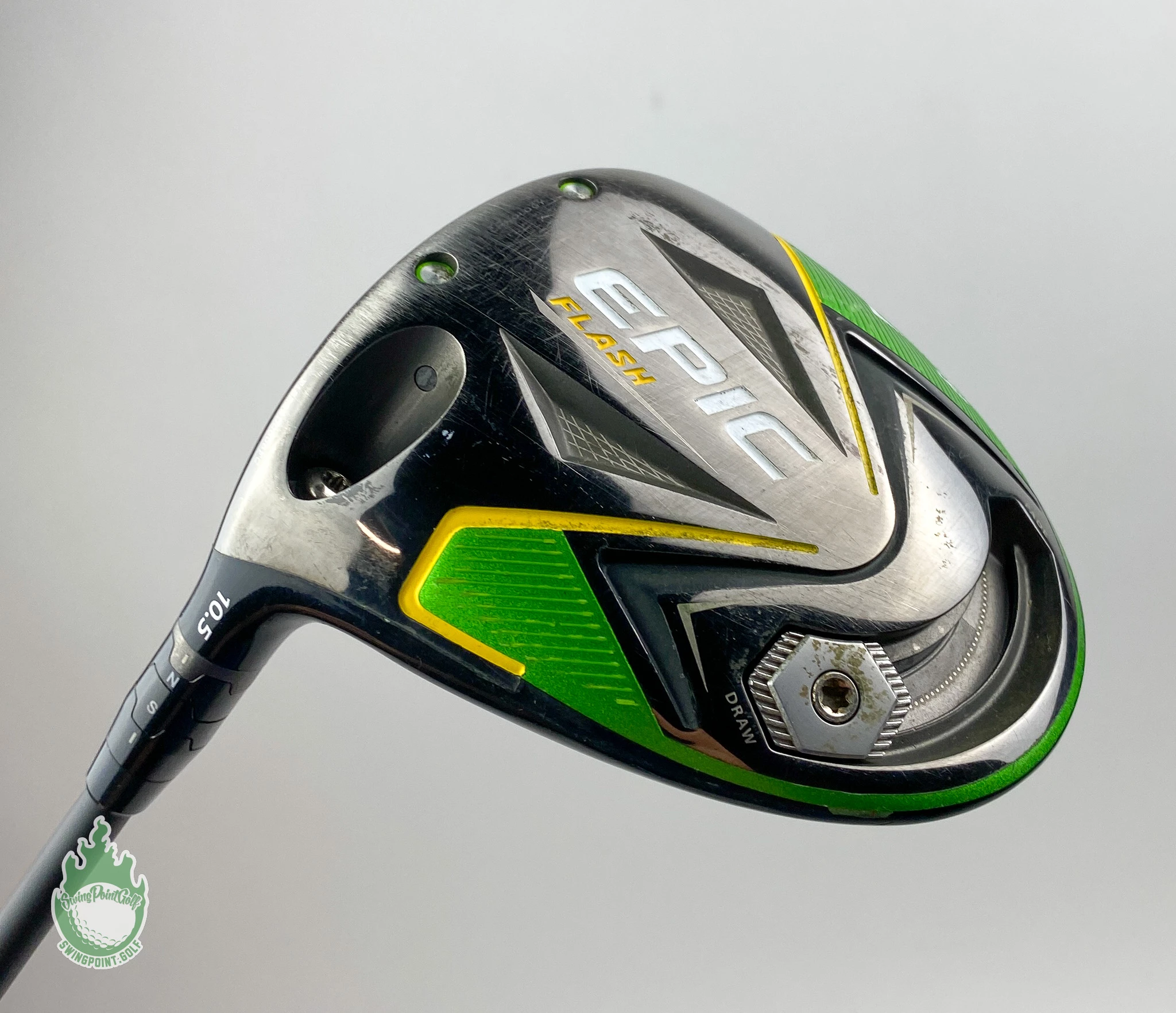 Used LH Callaway EPIC Flash Driver 10.5* Cypher 5.5 Regular Graphite Golf Club 3 Used LH Callaway EPIC Flash Driver 10.5* Cypher 5.5 Regular Graphite Golf Club