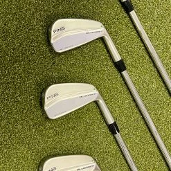 Used RH Ping Green Dot Blueprint Forged Irons 3-PW X100 X-Stiff Steel Golf Set -Callaway Club Shop IMG 5909 1