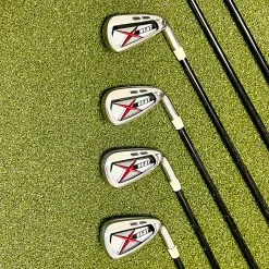 Used RH X-Heat Turbo-Power Irons 5-PW/AW/SW 65g Stiff Flex Graphite Golf Set -Callaway Club Shop IMG 5923