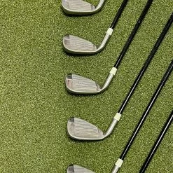Used RH X-Heat Turbo-Power Irons 5-PW/AW/SW 65g Stiff Flex Graphite Golf Set -Callaway Club Shop IMG 5926