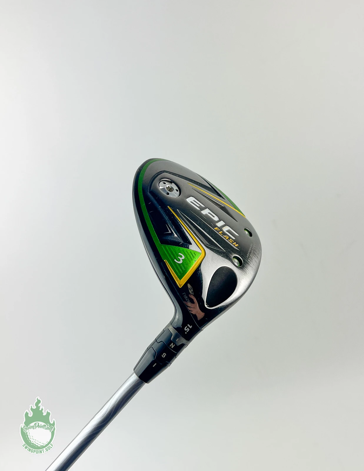 Used Callaway Epic Flash Fairway 3 Wood 15* 5.5 65g Regular Graphite Golf CP2 3 Used Callaway Epic Flash Fairway 3 Wood 15* 5.5 65g Regular Graphite Golf CP2
