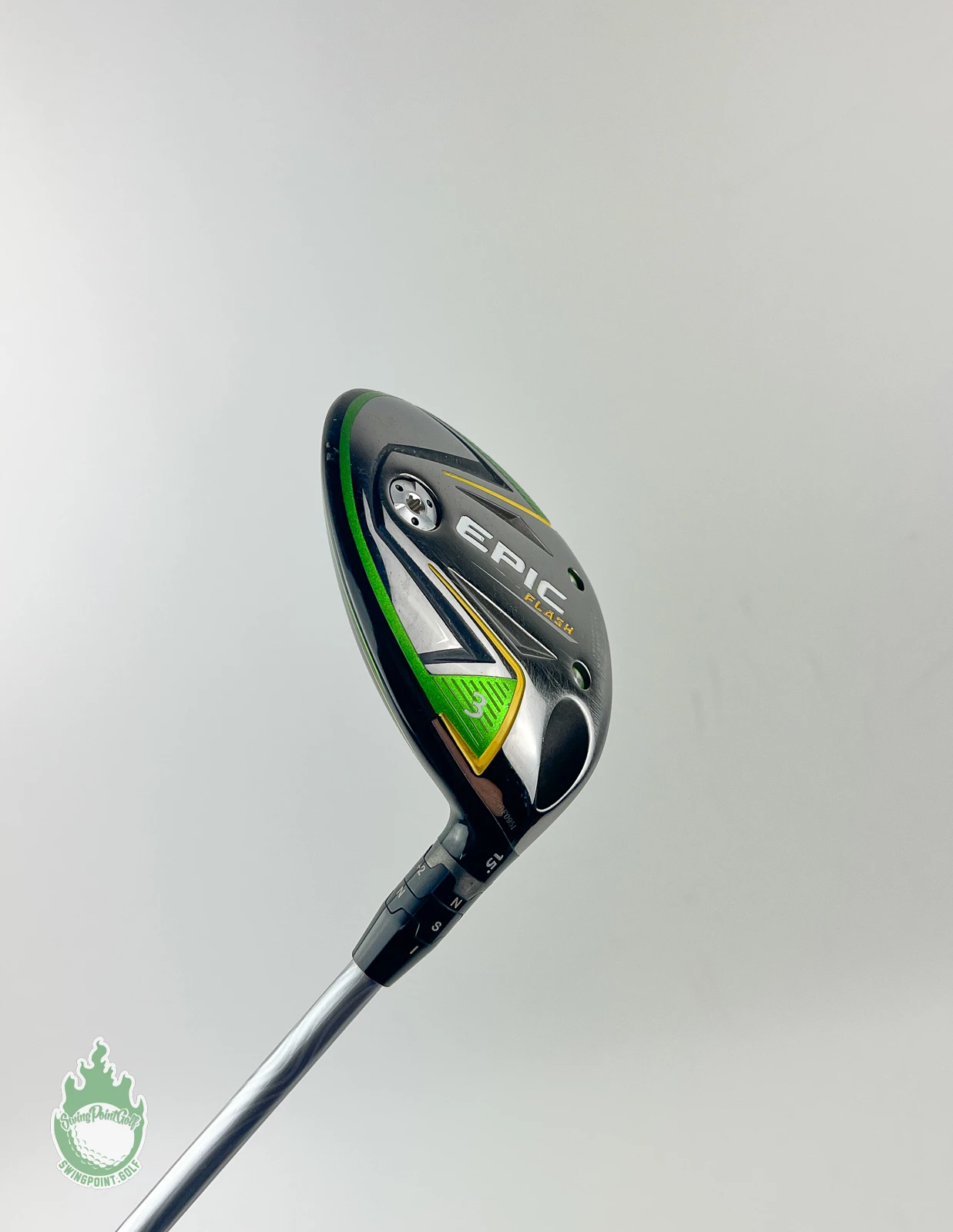 Used Callaway Epic Flash Fairway 3 Wood 15* 5.5 65g Regular Graphite Golf CP2 4 Used Callaway Epic Flash Fairway 3 Wood 15* 5.5 65g Regular Graphite Golf CP2 - Image 2